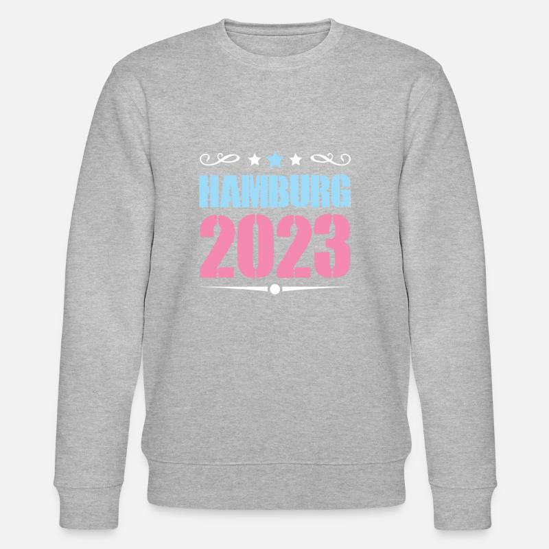 Hambourg 2023 - Sweat bio CHANGER Stanley/Stella Unisexe - gris chiné