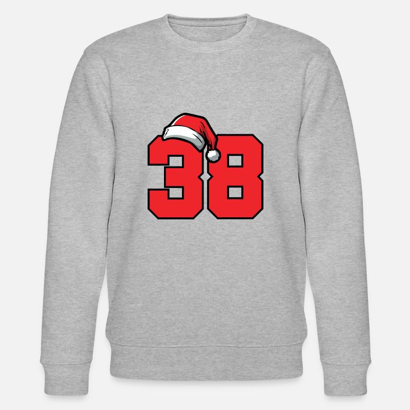 38 Numéro Noël - Sweat bio CHANGER Stanley/Stella Unisexe - gris chiné