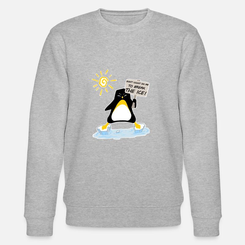 pingui BREAK ICE - Sweat bio CHANGER Stanley/Stella Unisexe - gris chiné