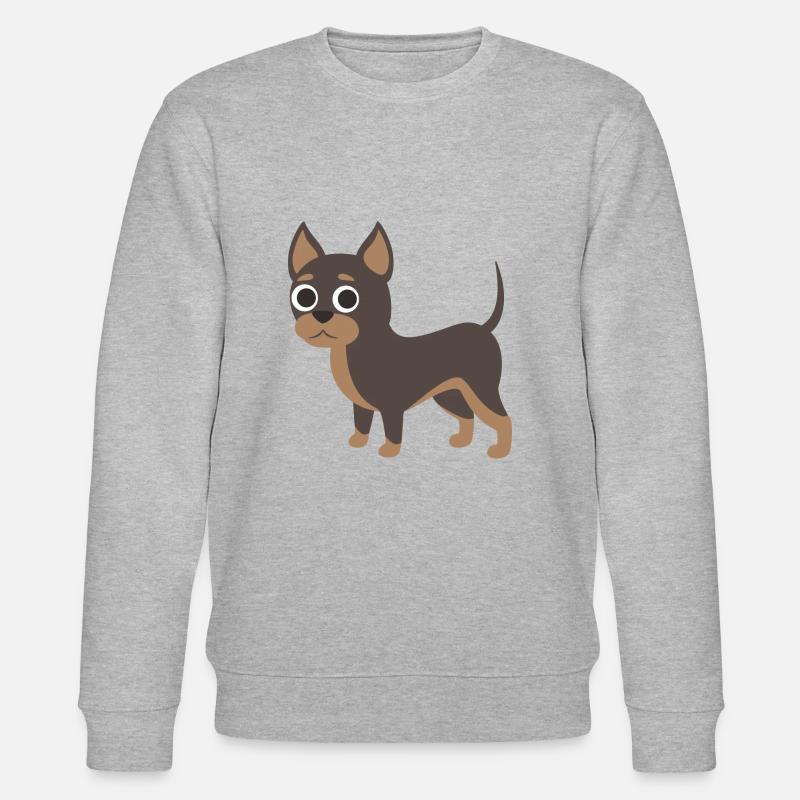 Chihuahua - Stanley/Stella Unisex Bio-Sweatshirt CHANGER  - Grau meliert