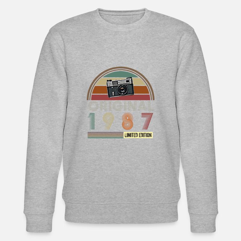1987 - Stanley/Stella Unisex Bio-Sweatshirt CHANGER - Grau meliert