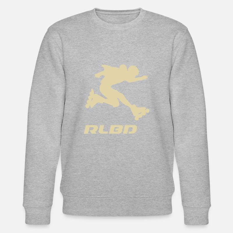 skater jump Rollerblader hell - Stanley/Stella Unisex Bio-Sweatshirt CHANGER  - Grau meliert