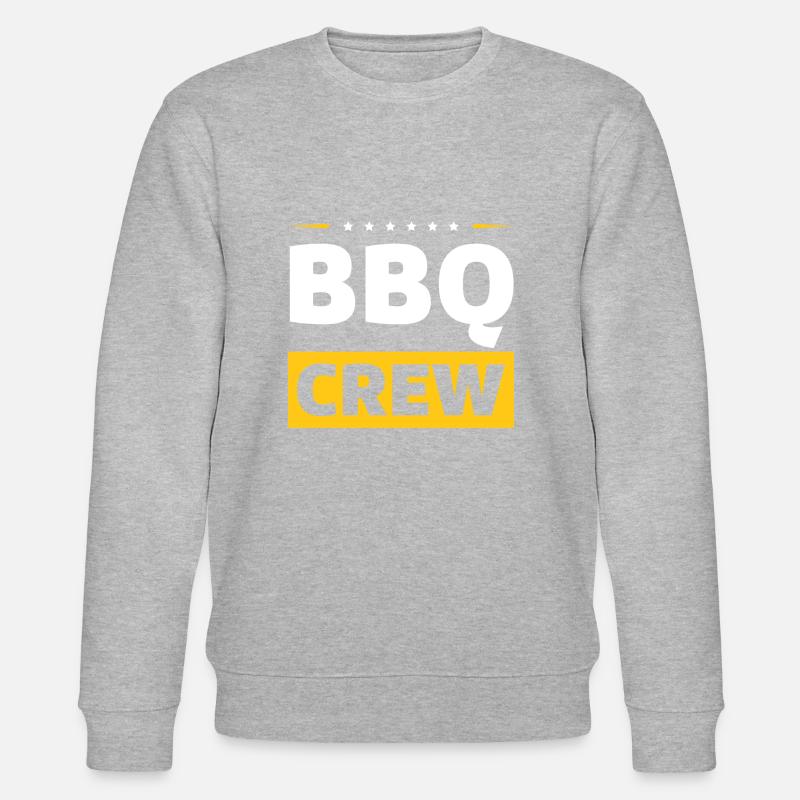 Bbq Crew - Stanley/Stella Unisex Bio-Sweatshirt CHANGER  - Grau meliert