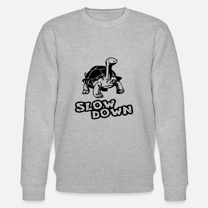 verlangsamen - Stanley/Stella Unisex Bio-Sweatshirt CHANGER  - Grau meliert