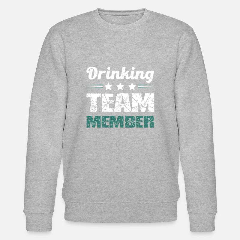 Équipe de consommation d’alcool - Sweat bio CHANGER Stanley/Stella Unisexe - gris chiné