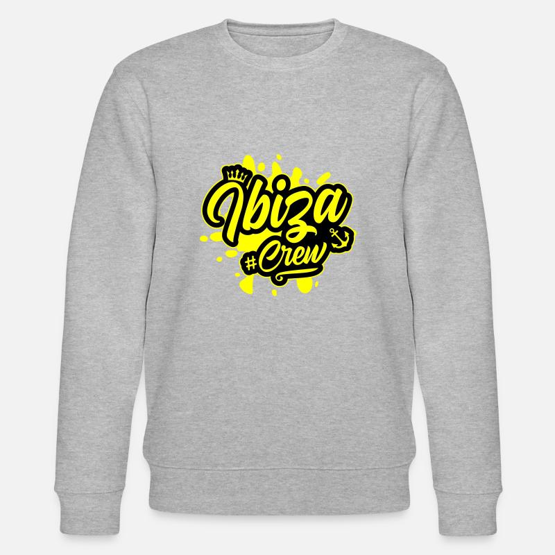 Ibiza Crew - Stanley/Stella Unisex Bio-Sweatshirt CHANGER - Grau meliert