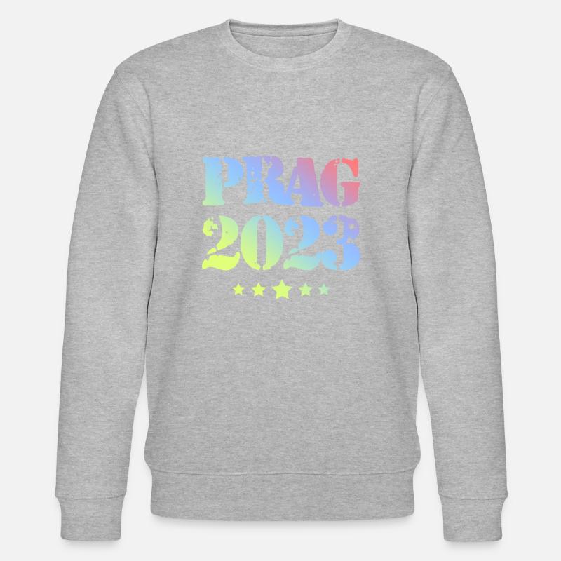 Prag 2023 - Stanley/Stella Unisex Bio-Sweatshirt CHANGER  - Grau meliert
