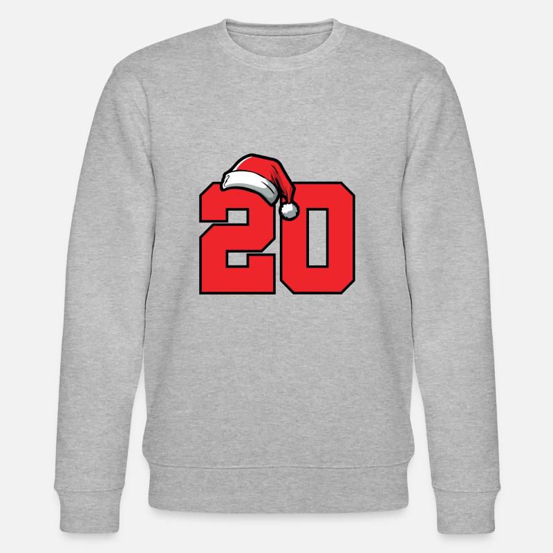 20 Numéro Noël - Sweat bio CHANGER Stanley/Stella Unisexe - gris chiné