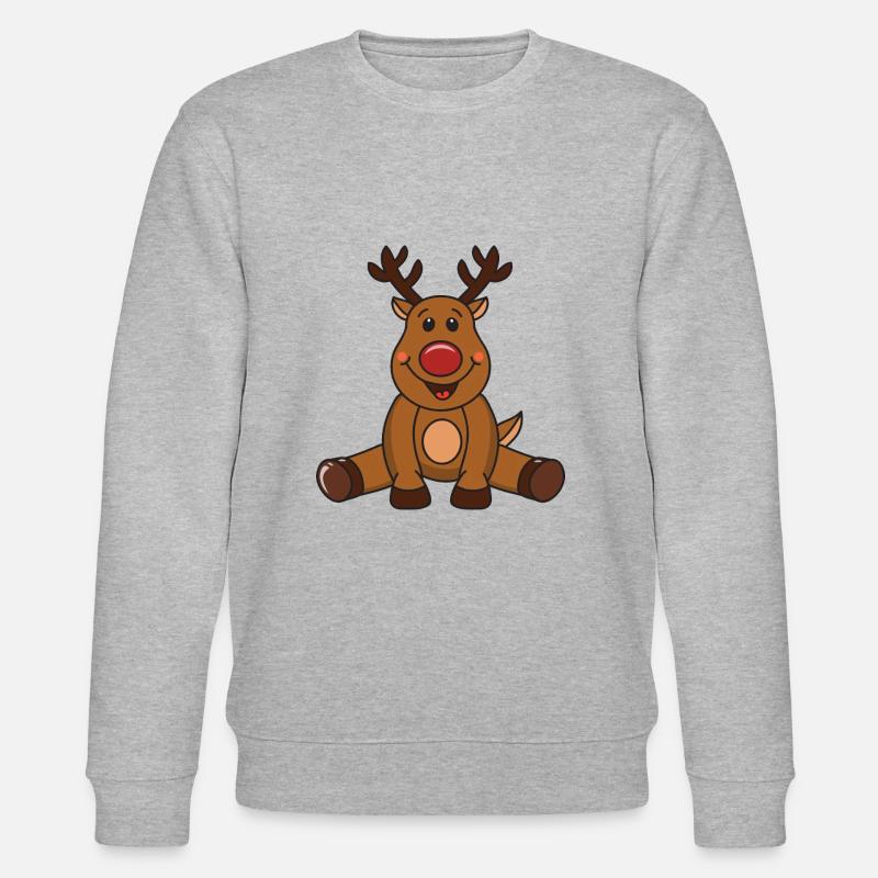 Weihnachten - Stanley/Stella Unisex Bio-Sweatshirt CHANGER  - Grau meliert