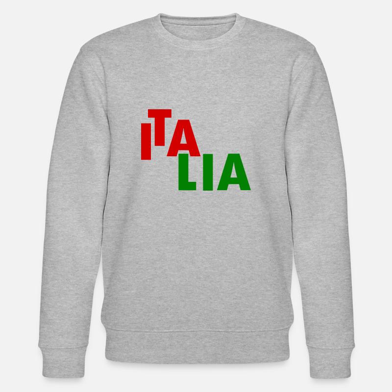 Italie - Sweat bio CHANGER Stanley/Stella Unisexe - gris chiné