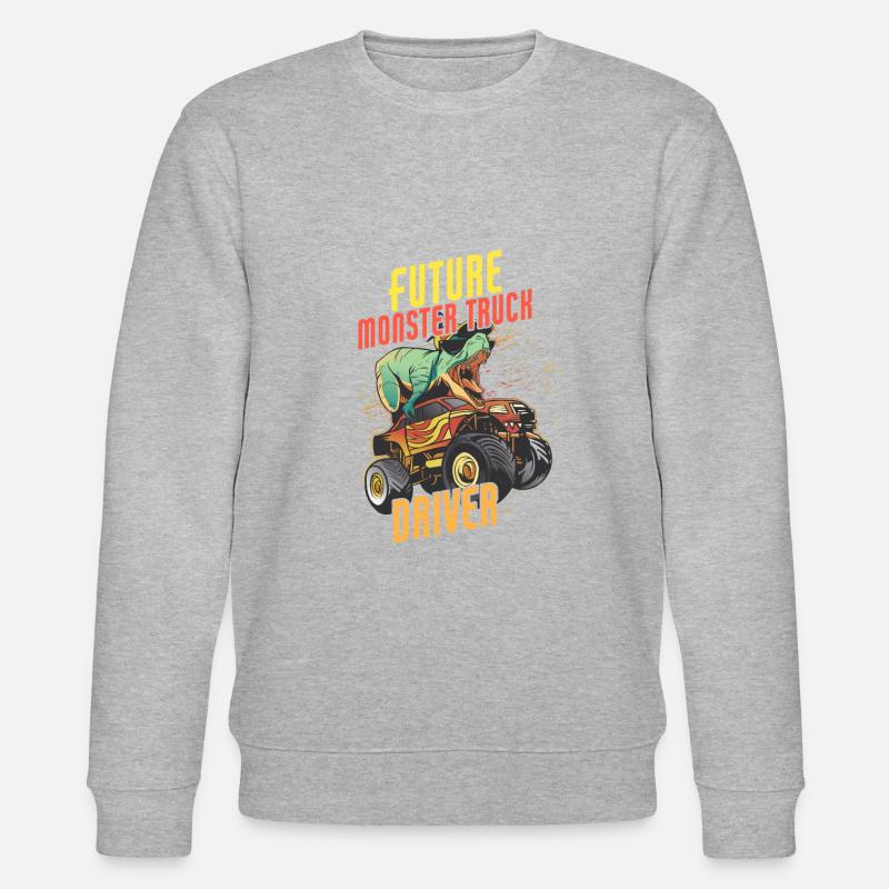 Future Monster Truck Driver - Stanley/Stella Unisex Bio-Sweatshirt CHANGER  - Grau meliert