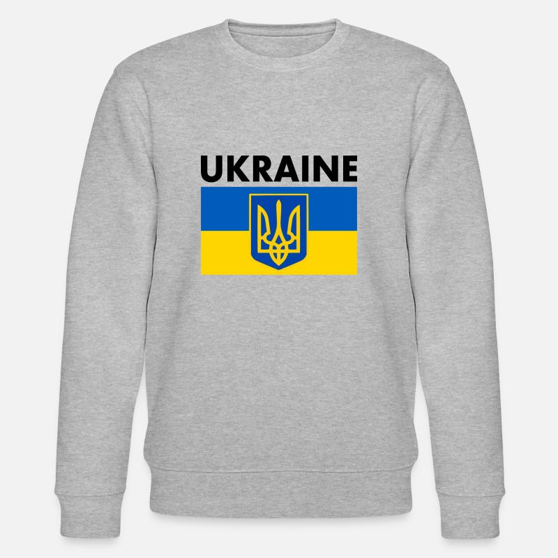 Ukraine - Stanley/Stella Unisex Bio-Sweatshirt CHANGER  - Grau meliert