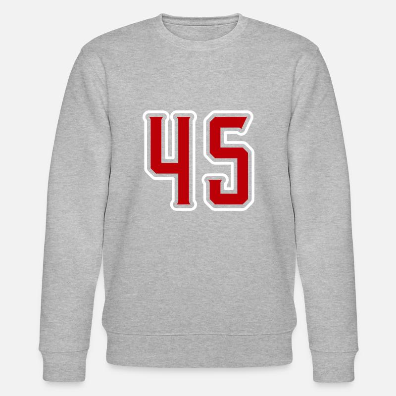 Symbole numérique 45 - Sweat bio CHANGER Stanley/Stella Unisexe - gris chiné