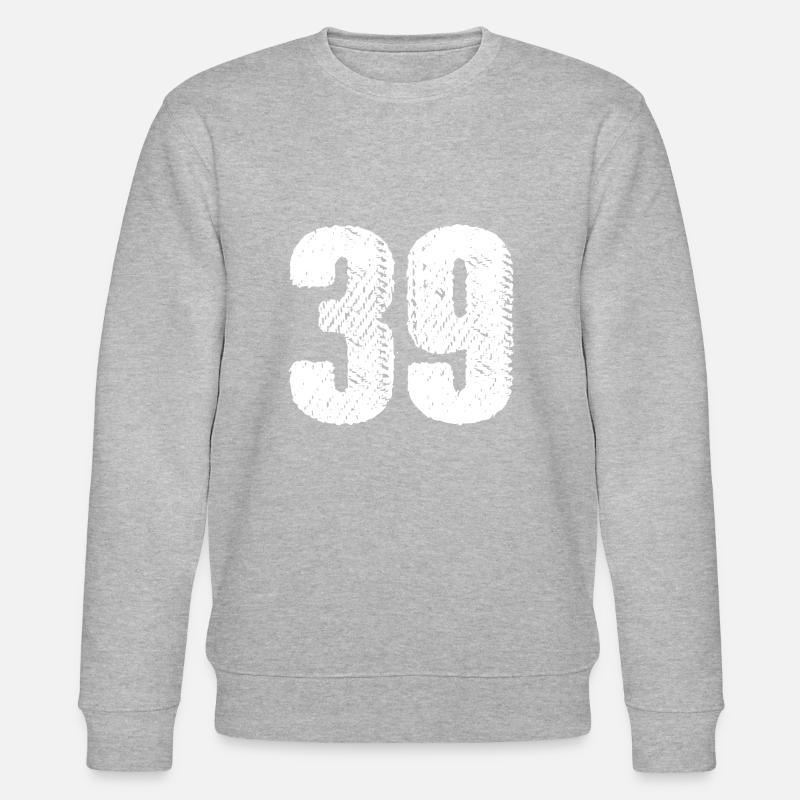 Maillot numéro 39 - Sweat bio CHANGER Stanley/Stella Unisexe - gris chiné