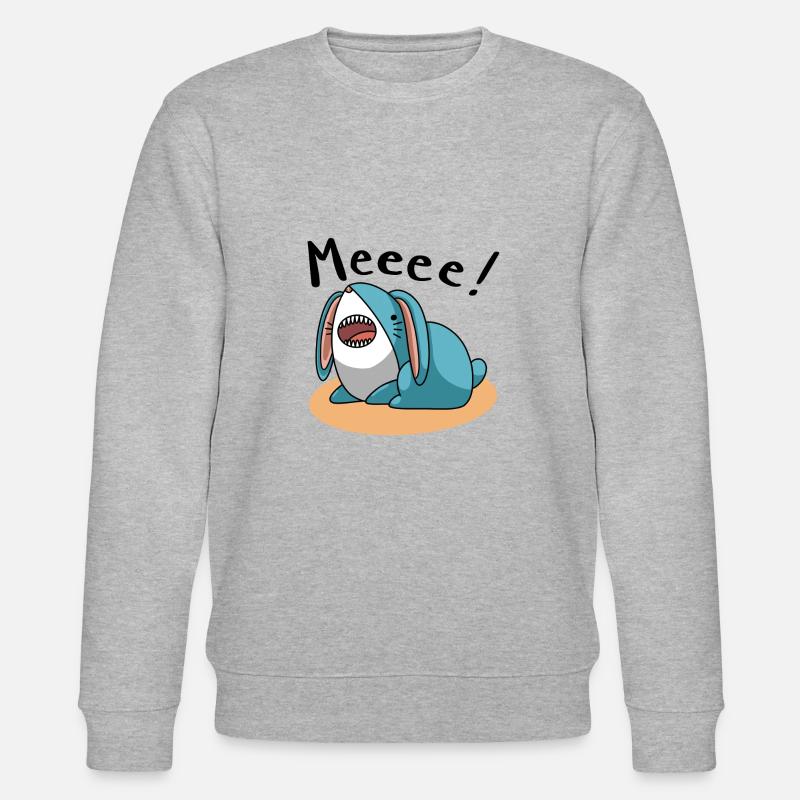 Sharkbunny Meeee - Sweat bio CHANGER Stanley/Stella Unisexe - gris chiné
