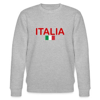 Italia - Sweat bio CHANGER Stanley/Stella Unisexe - gris chiné - Devant - Nik (191cm) & Marisol (170cm)
