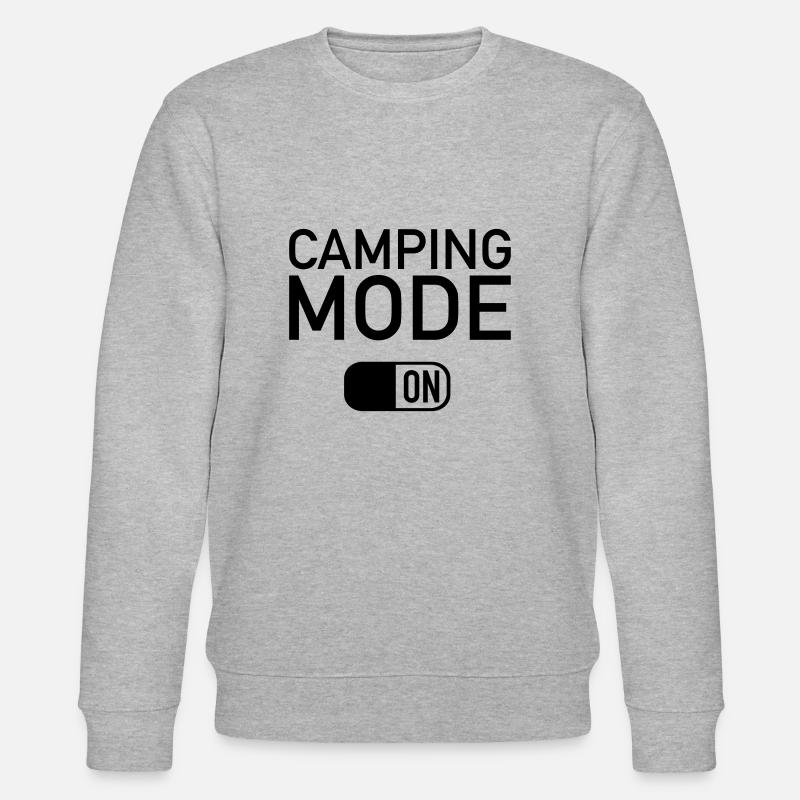 Camping - Stanley/Stella Unisex Bio-Sweatshirt CHANGER  - Grau meliert