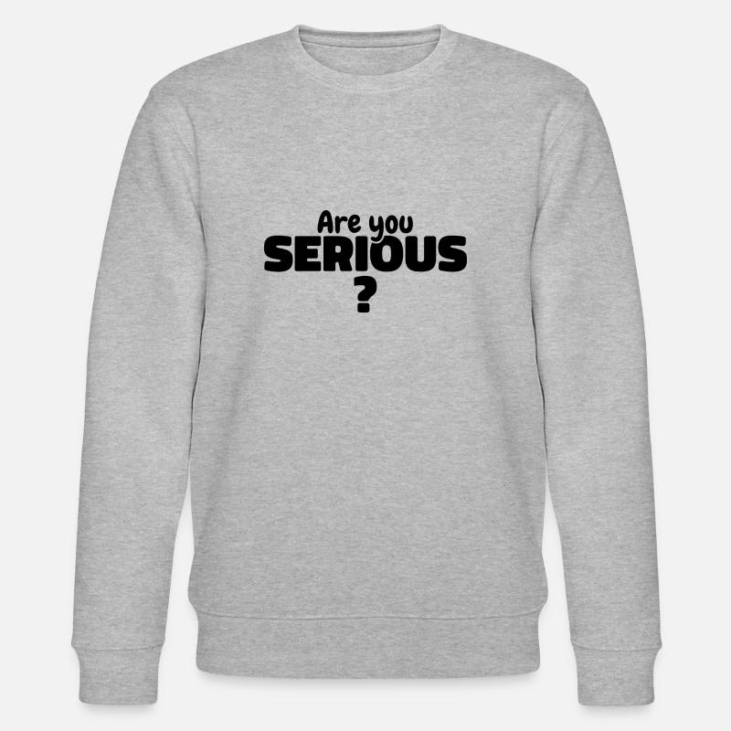 Ist das Ihr Ernst? - Stanley/Stella Unisex Bio-Sweatshirt CHANGER  - Grau meliert