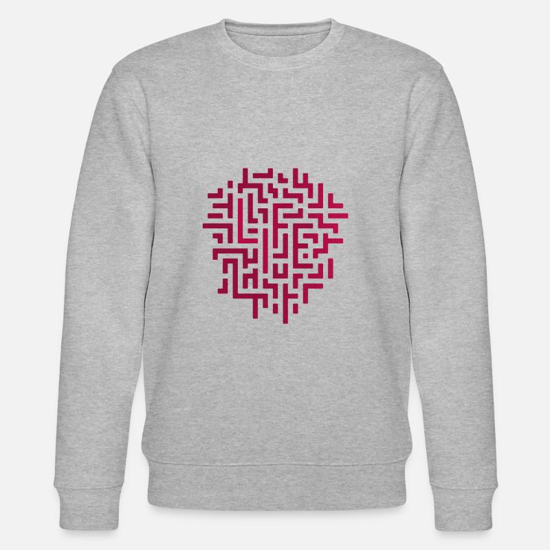 Leben - Stanley/Stella Unisex Bio-Sweatshirt CHANGER  - Grau meliert