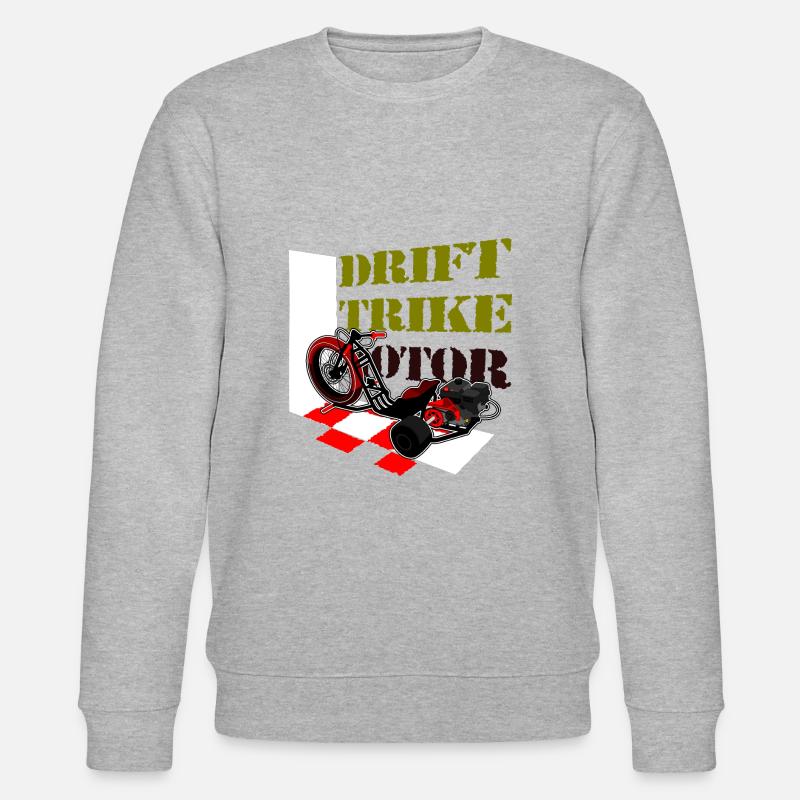 Drift Trike - Sweat bio CHANGER Stanley/Stella Unisexe - gris chiné