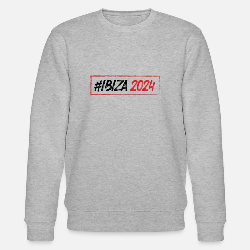 Ibiza 2024 - Stanley/Stella Unisex Bio-Sweatshirt CHANGER  - Grau meliert