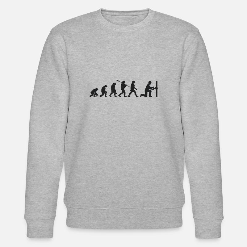 Evolution plombier - Sweat bio CHANGER Stanley/Stella Unisexe - gris chiné