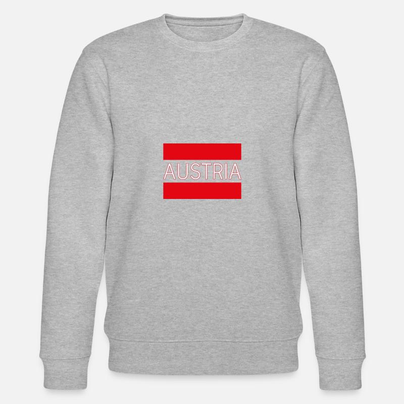 Austria - Stanley/Stella Unisex Bio-Sweatshirt CHANGER  - Grau meliert