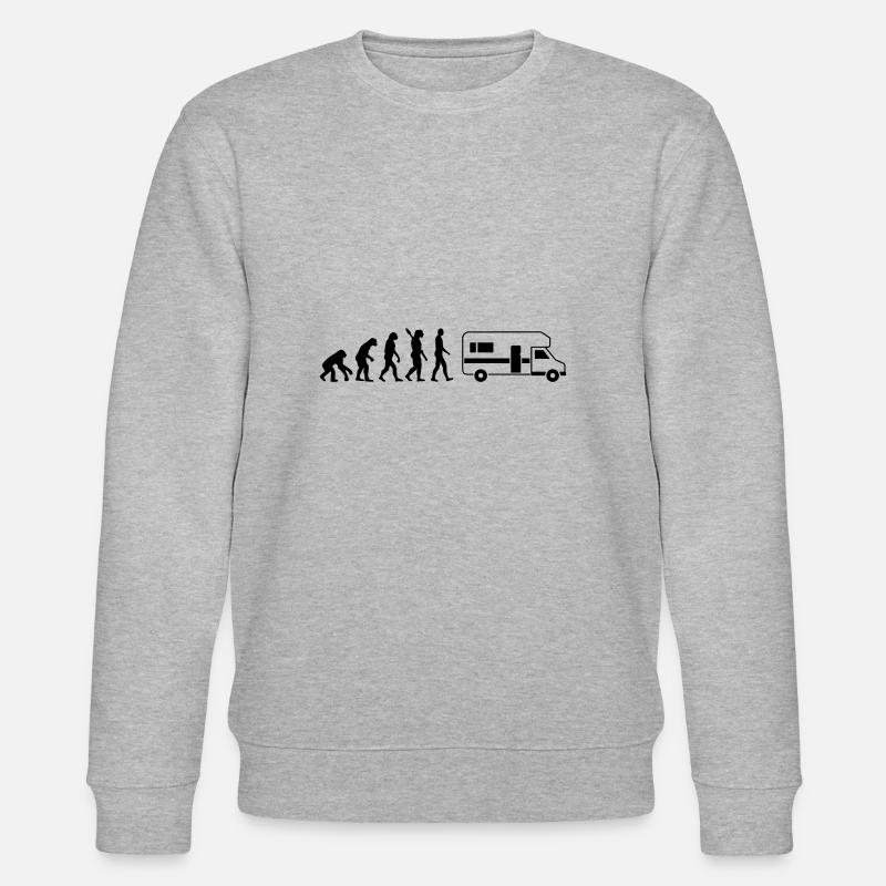 Wohnmobil - Stanley/Stella Unisex Bio-Sweatshirt CHANGER  - Grau meliert