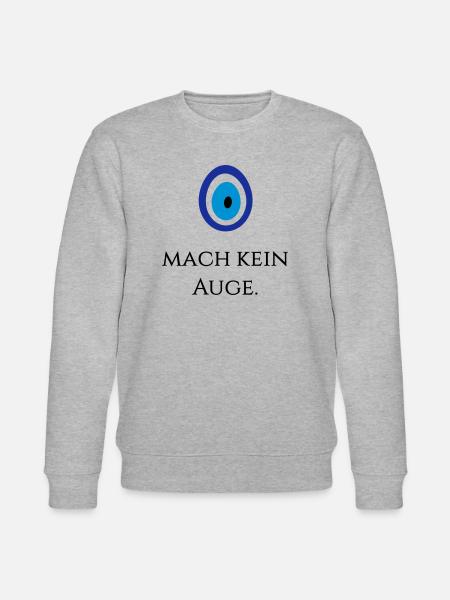Mach kein Auge - Stanley/Stella Unisex Bio-Sweatshirt CHANGER - Grau meliert