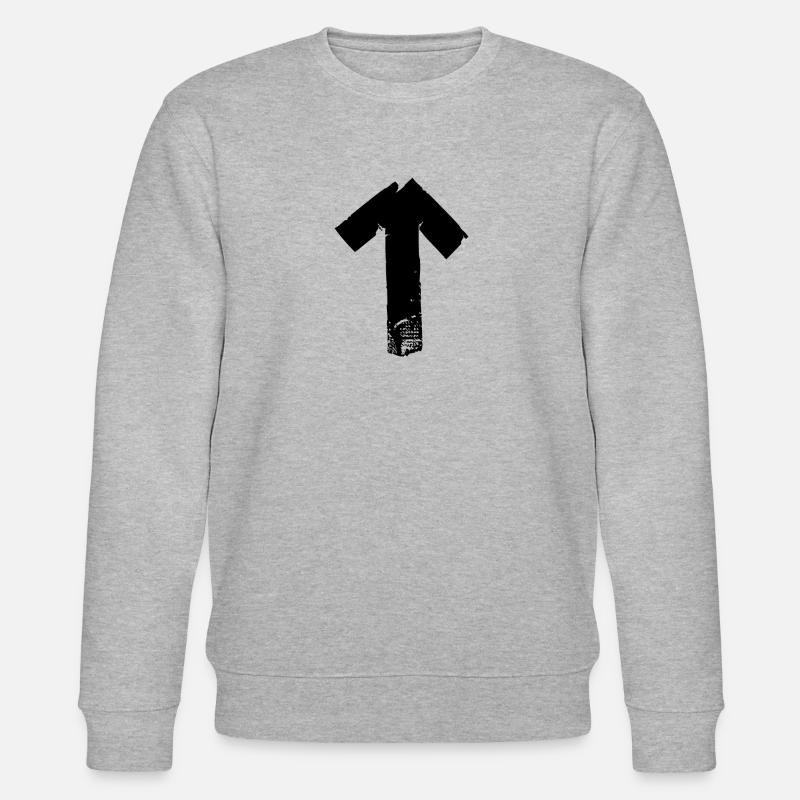 Flèche vers le haut - Sweat bio CHANGER Stanley/Stella Unisexe - gris chiné