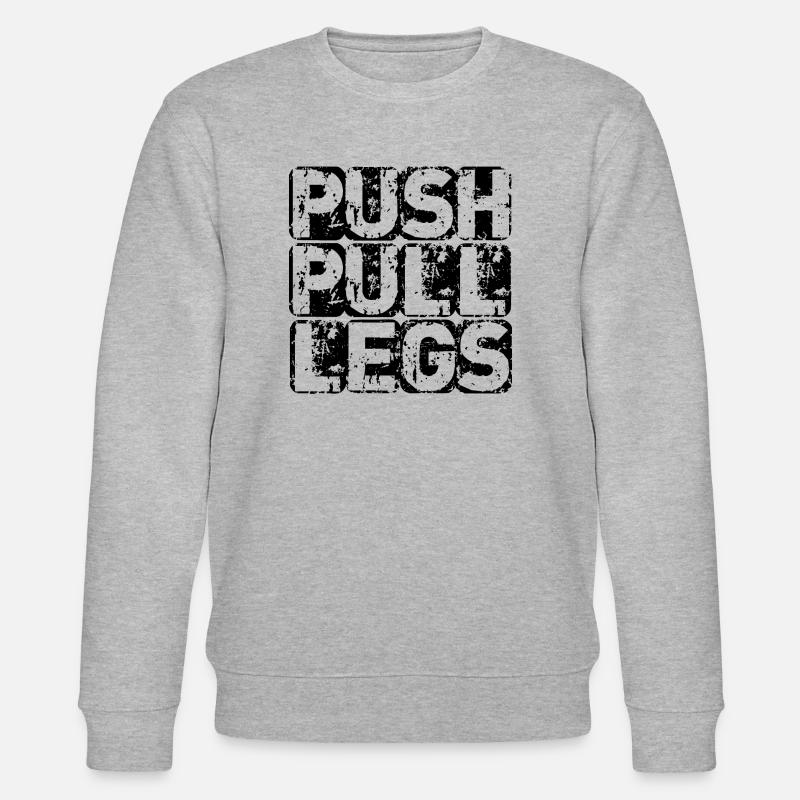 PUSH PULL LEG - Stanley/Stella Unisex Bio-Sweatshirt CHANGER  - Grau meliert