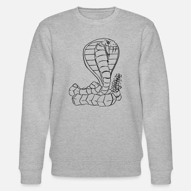 Cobra Vector - Sweat bio CHANGER Stanley/Stella Unisexe - gris chiné