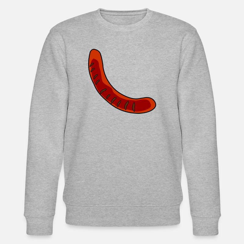 Wurst oder Bratwurst - Stanley/Stella Unisex Bio-Sweatshirt CHANGER  - Grau meliert