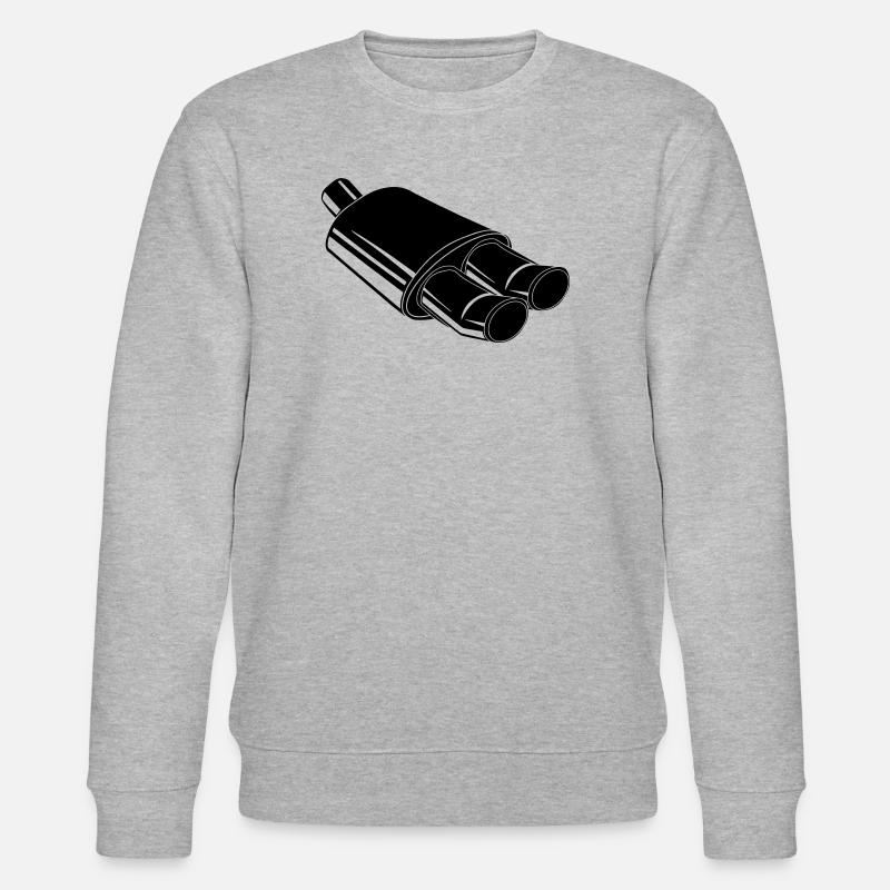 Autoauspuff Autoteile - Stanley/Stella Unisex Bio-Sweatshirt CHANGER  - Grau meliert