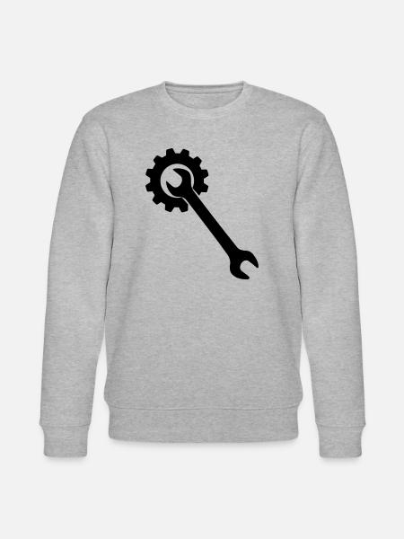 Wrench tool - Stanley/Stella CHANGER Unisex Organic Sweatshirt - heather grey