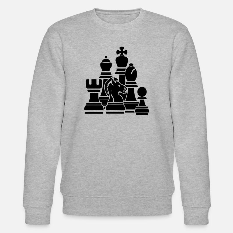 schachfiguren - Stanley/Stella Unisex Bio-Sweatshirt CHANGER  - Grau meliert