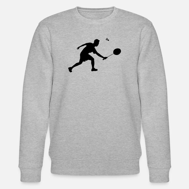 Badminton Schatten - Stanley/Stella Unisex Bio-Sweatshirt CHANGER  - Grau meliert