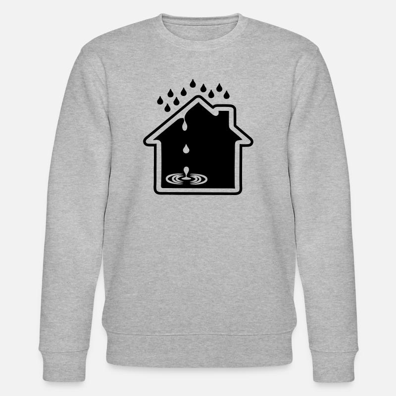 Fuites de maison - Sweat bio CHANGER Stanley/Stella Unisexe - gris chiné