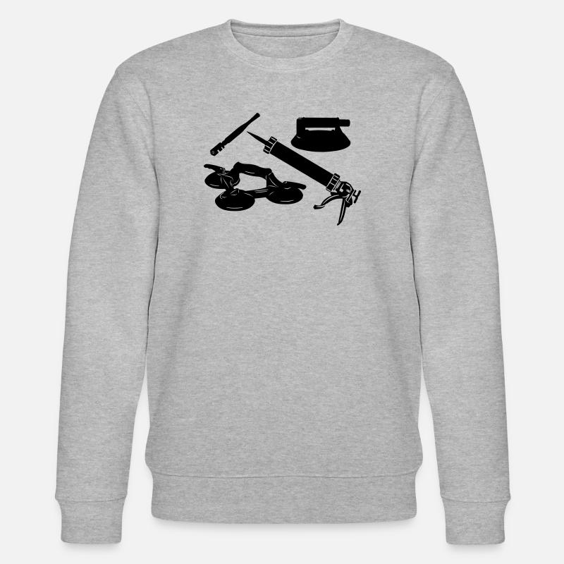 Outils vitrier - Sweat bio CHANGER Stanley/Stella Unisexe - gris chiné