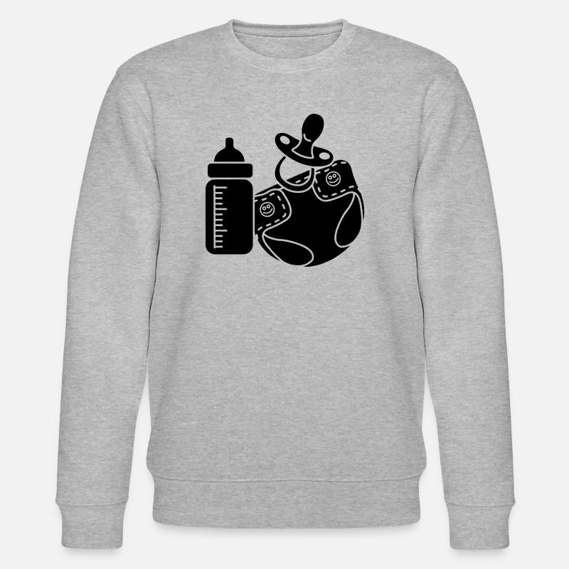 Nécessités pour bébé - Sweat bio CHANGER Stanley/Stella Unisexe - gris chiné