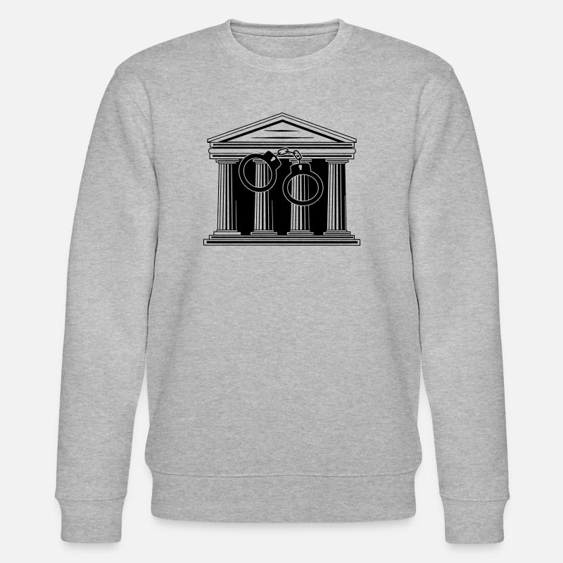Gerichtshandschellen - Stanley/Stella Unisex Bio-Sweatshirt CHANGER  - Grau meliert