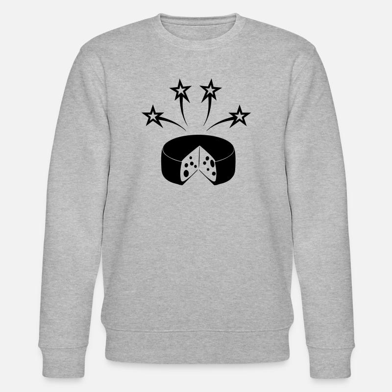 Fromage à quatre étoiles - Sweat bio CHANGER Stanley/Stella Unisexe - gris chiné