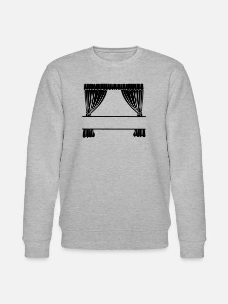 Curtains with recess - Stanley/Stella CHANGER Unisex Organic Sweatshirt - heather grey