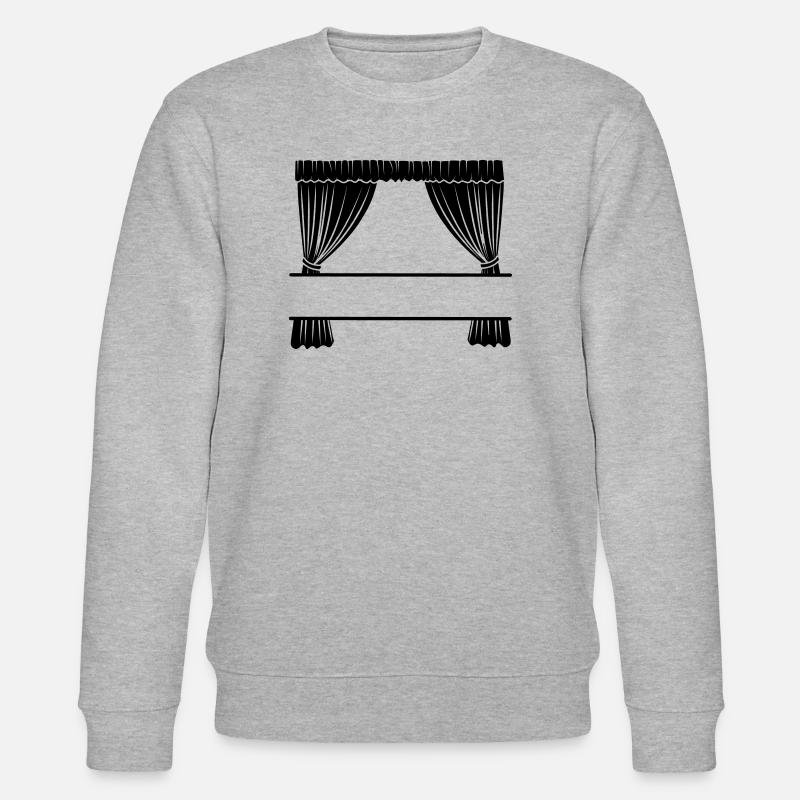 Rideaux avec renfoncement - Sweat bio CHANGER Stanley/Stella Unisexe - gris chiné