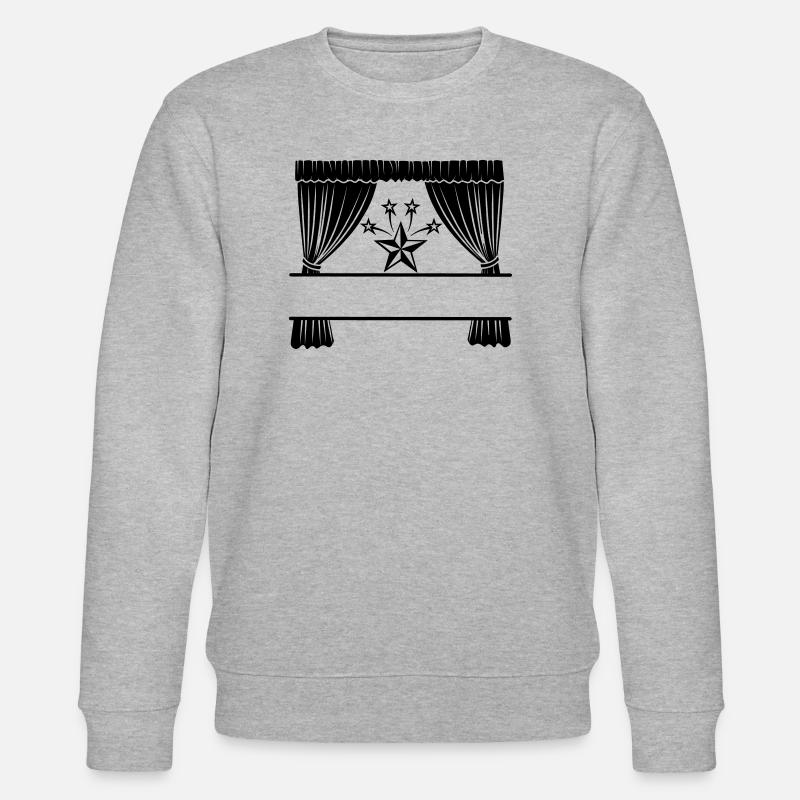 Rideaux Je suis une star - Sweat bio CHANGER Stanley/Stella Unisexe - gris chiné