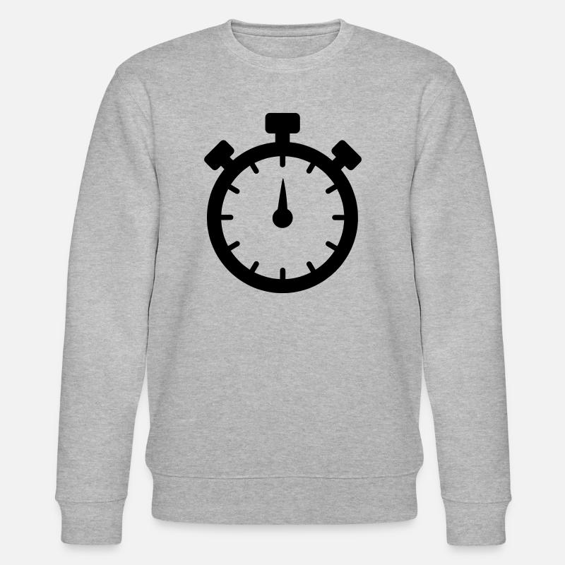 Cronómetro 2 - Sudadera ecológica unisex CHANGER de Stanley/Stella - gris jaspeado