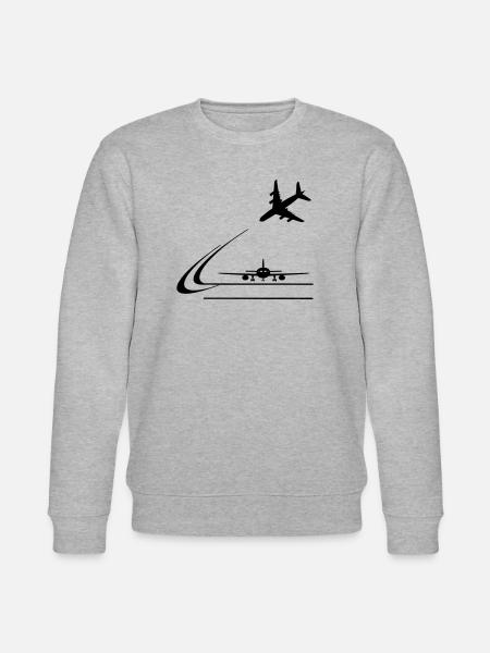 Atterrissage d’aéronefs - Sweat bio CHANGER Stanley/Stella Unisexe - gris chiné