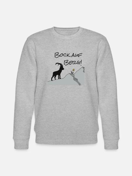 Envie de la montagne ! Pour les randonneurs et les amoureux de la nature... - Sweat bio CHANGER Stanley/Stella Unisexe - gris chiné