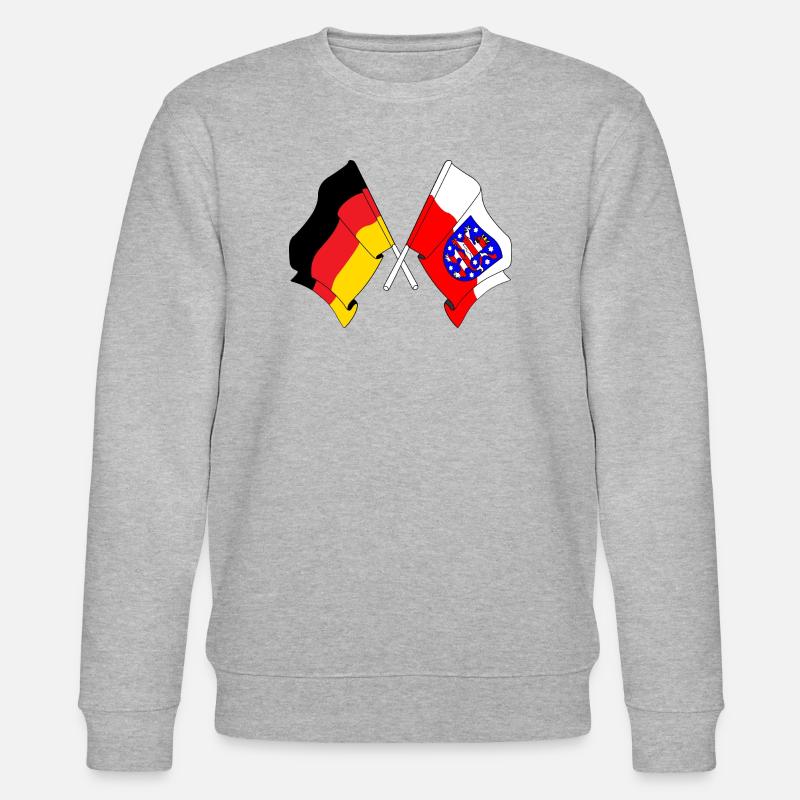 Flag Germany Thuringia - Stanley/Stella CHANGER Unisex Organic Sweatshirt - heather grey
