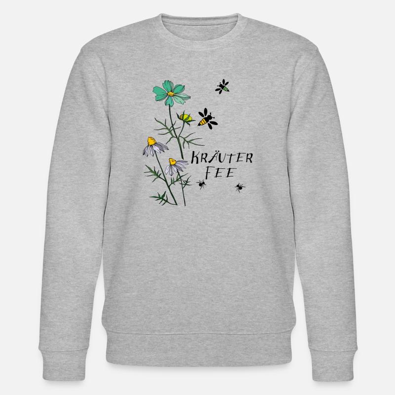 Herbe, Fée, Abeille, Fourmi - Sweat bio CHANGER Stanley/Stella Unisexe - gris chiné